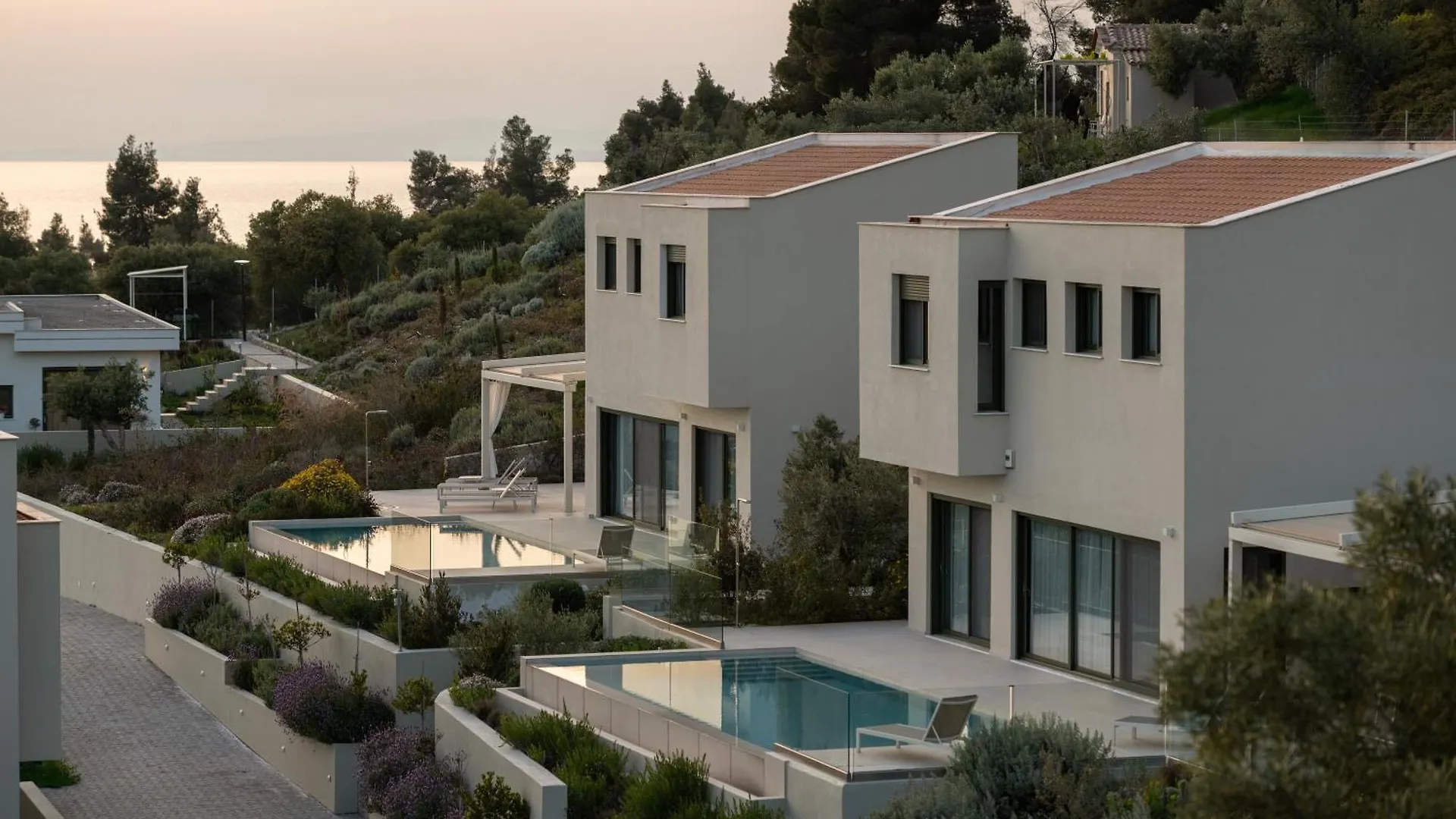 Olive Grove Suites - Villas With Private Pool And Garden Никити
