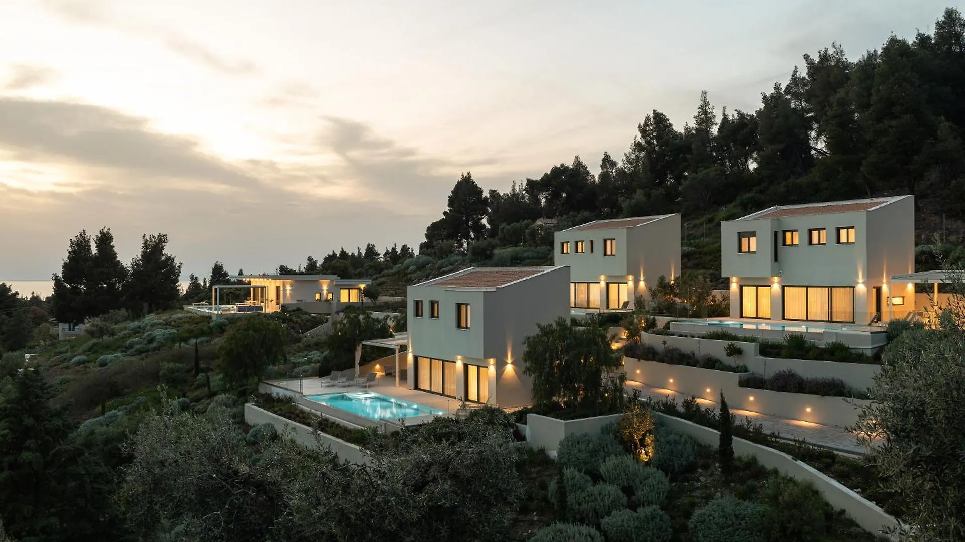Olive Grove Suites - Villas With Private Pool And Garden Никити